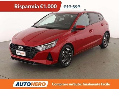 Usata Hyundai i20 84 CV (61 kW) 2021 Rosso Utilitaria