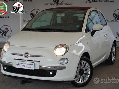Usata Fiat 500C Lounge 69 CV (50 kW) 2014 Bianco Cabrio