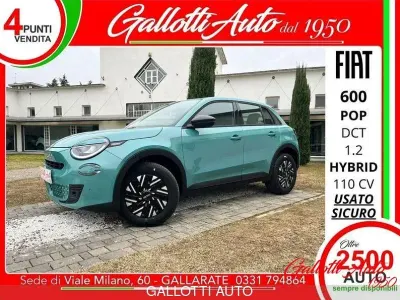 Nuova Fiat 600 Pop 110 CV (80 kW) 2025 Rosso SUV