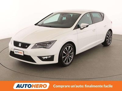 Usata Seat Leon FR 150 CV (110 kW) 2015 Bianco Berlina