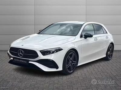 Usata Mercedes A180 AMG Line Premium 136 CV (100 kW) 2023 Bianco Berlina