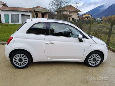 Bianco Usata 2017 Fiat 500 Lounge Utilitaria | 9300 € (Buon prezzo)