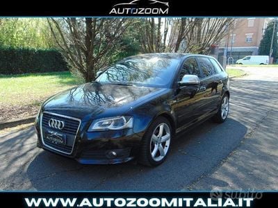 Usata Audi A3 Ambition 160 CV (117 kW) 2010 Nero Utilitaria