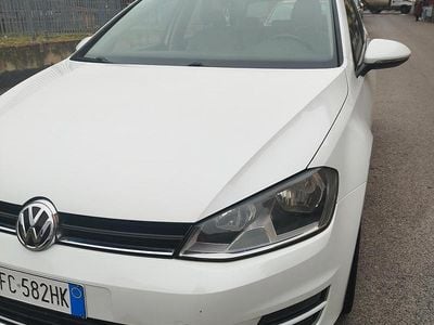 Usata VW Golf VII 110 CV (80 kW) 2017 Bianco Berlina