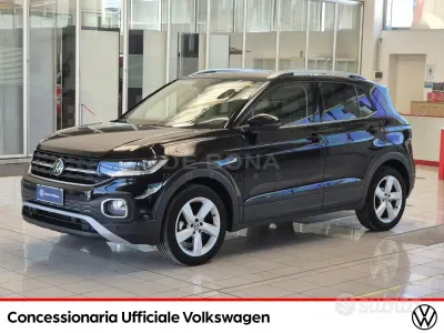 Usata VW T-Cross Advance 110 CV (80 kW) 2023 Nero SUV