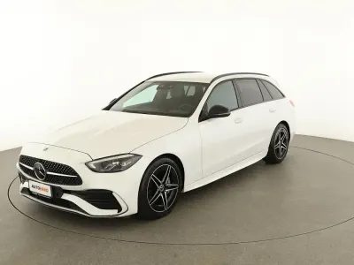 Usata Mercedes C200 AMG line 224 CV (164 kW) 2021 Bianco