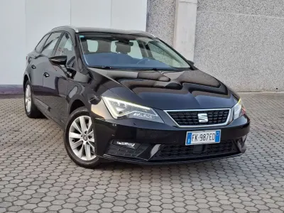 Usata Seat Leon ST XCELLENCE 116 CV (85 kW) 2017 Nero Station wagon