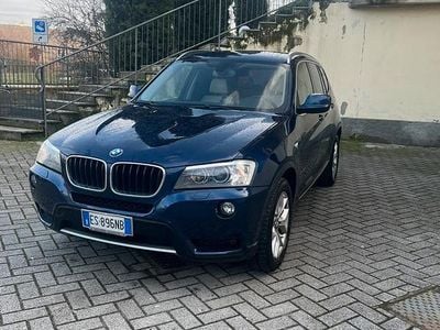 Usata BMW X3 190 CV (139 kW) 2014 Blu SUV