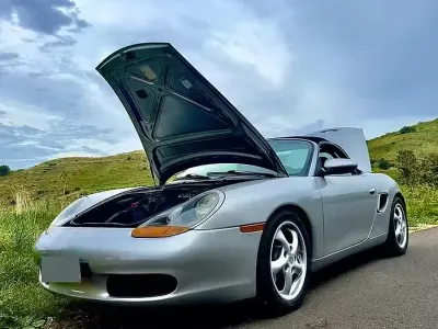 Usata Porsche Boxster 228 CV (167 kW) 2004 Grigio Cabrio