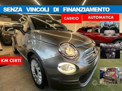 Usata Fiat 500C 69 CV (50 kW) 2019 Grigio Cabrio