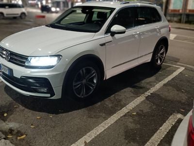 Usata VW Tiguan R-line 150 CV (110 kW) 2019 Bianco SUV