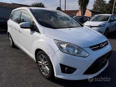 Usata Ford C-MAX Titanium 120 CV (88 kW) 2015 Bianco Monovolume