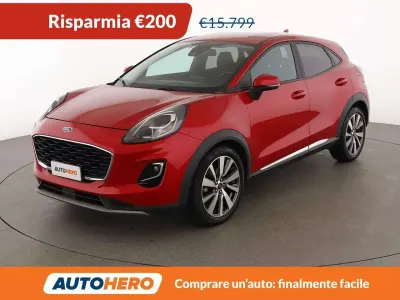 Begagnad Ford Puma Titanium X 125 HK (91 kW) 2021 Röd SUV