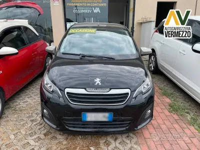 Usata Peugeot 108 Active 69 CV (50 kW) 2018 Nero Berlina