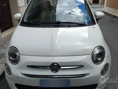 Usata Fiat 500 Lounge 105 CV (77 kW) 2017 Bianco Berlina