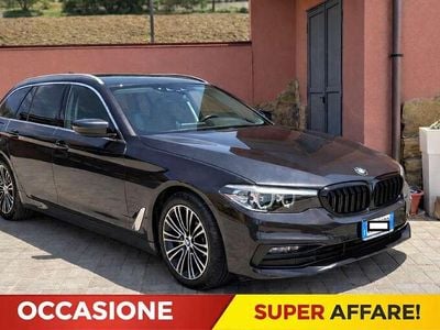 Usata BMW 520 Sport Line 184 CV (135 kW) 2020 Grigio Station wagon