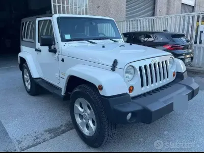 Occasion Jeep Wrangler Sahara 200 PK (147 kW) 2014 Wit SUV