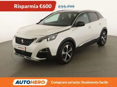 Usata Peugeot 3008 GT-line 131 CV (96 kW) 2019 Bianco SUV