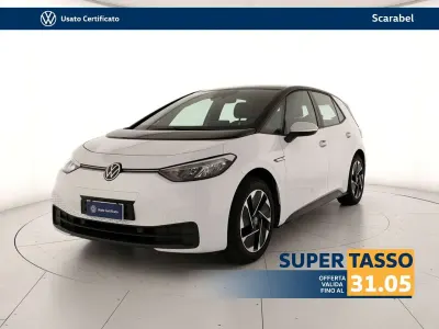 Usata VW ID.3 Pro Performance 150 kW (204 CV) 2022 Glacier white metallizzato ner Utilitaria