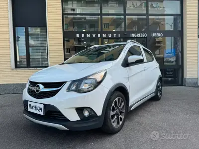 Usata Opel Karl Rocks 73 CV (53 kW) 2017 Bianco Utilitaria