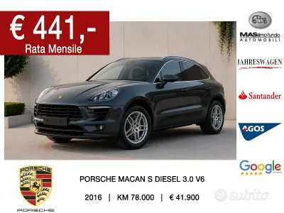 Usata Porsche Macan S 250 CV (183 kW) 2016 Grigio SUV