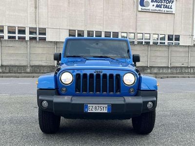 Usata Jeep Wrangler Sahara 200 CV (147 kW) 2014 Blu/azzurro SUV