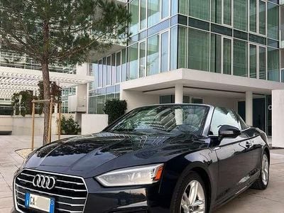 Usata Audi A5 Cabriolet Business 252 CV (185 kW) 2018 Blu/azzurro Cabrio