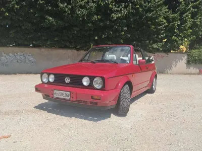 Usata VW Golf Cabriolet 111 CV (81 kW) 1989 Rosso Cabrio