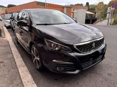 Usata Peugeot 308 GT-line 131 CV (96 kW) 2018 Nero Berlina