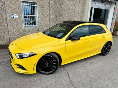 Usata Mercedes A200 Premium 163 CV (119 kW) 2021 Giallo Berlina