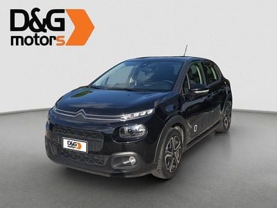 Begagnad Citroën C3 PureTech 82 HK (60 kW) 2018 Svart Halvkombi