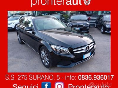 Usata Mercedes C200 Sport 136 CV (100 kW) 2018 Nero Station wagon