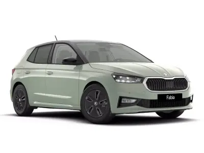 Nuova Skoda Fabia 95 CV (69 kW) 2026 Verde dolomite nero tulipano p Utilitaria