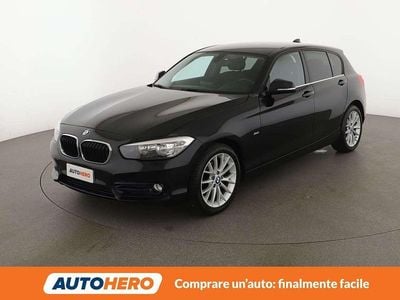 Usata BMW 118 Sport Line 136 CV (100 kW) 2016 Nero Utilitaria