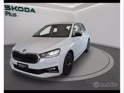 Nuova Skoda Fabia 80 CV (58 kW) 2026 Bianco luna met Utilitaria