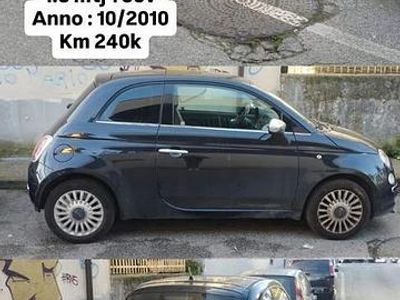 Usata Fiat 500 Lounge 75 CV (55 kW) 2010 Nero Utilitaria
