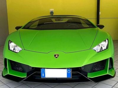 Usata Lamborghini Huracán 639 CV (469 kW) 2022 Verde Cabrio