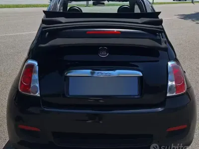 Usata Fiat 500S 69 CV (50 kW) 2013 Nero Cabrio