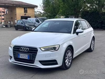 Usata Audi A3 Ambition 110 CV (80 kW) 2015 Bianco Berlina