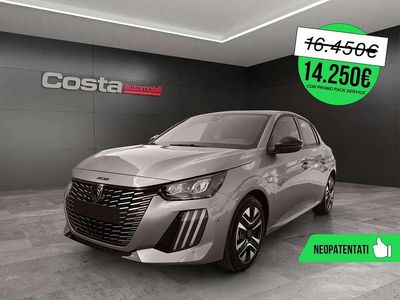 Usata Peugeot 208 Allure 101 CV (74 kW) 2025 Grigio Utilitaria