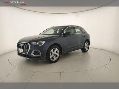 Usata Audi Q3 Advanced 150 CV (110 kW) 2020 B9 blu cosmo metallizzato SUV