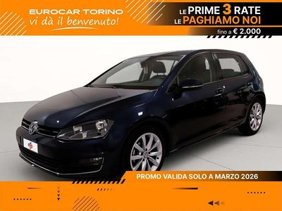 Usata VW Golf VII Highline 125 CV (91 kW) 2016 Night blue met. Berlina