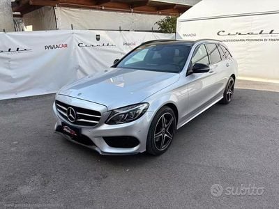 Usata Mercedes C220 Premium 194 CV (142 kW) 2018 Grigio Station wagon