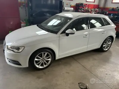 Usata Audi A3 150 CV (110 kW) 2013 Bianco Berlina