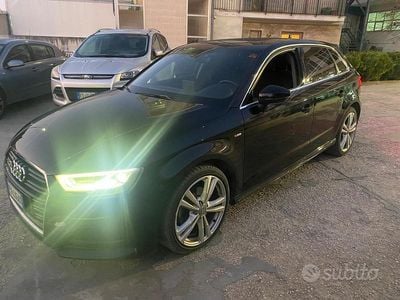 Usata Audi A3 S-Line 115 CV (84 kW) 2019 Nero Berlina