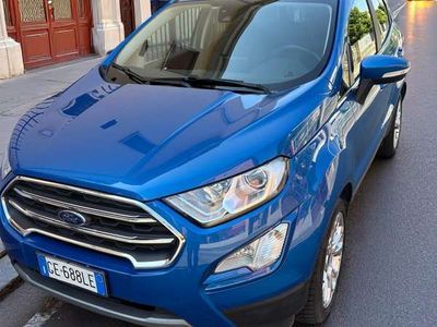 Usata Ford Ecosport Titanium S 125 CV (91 kW) 2021 Blu/azzurro SUV
