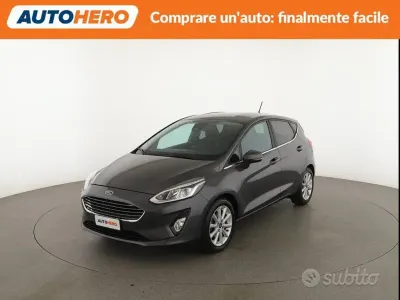Begagnad Ford Fiesta Titanium 84 HK (61 kW) 2018 Grå Halvkombi