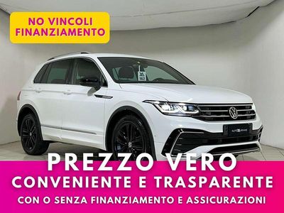 Usata VW Tiguan R-line 150 CV (110 kW) 2021 Bianco SUV