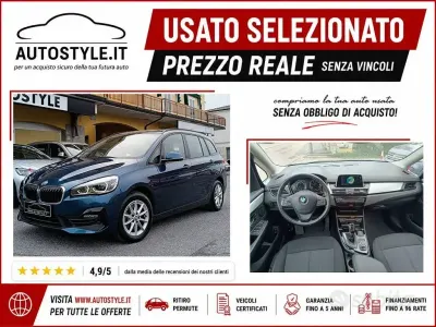 Usata BMW 216 Gran Tourer Efficient Dynamics 116 CV (85 kW) 2021 Blu Monovolume