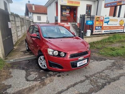 Usata Chevrolet Aveo LT 86 CV (63 kW) 2012 Rosso Berlina